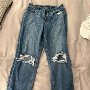 American Eagle Outfitters Distressed Denim Boyfriend Jeans